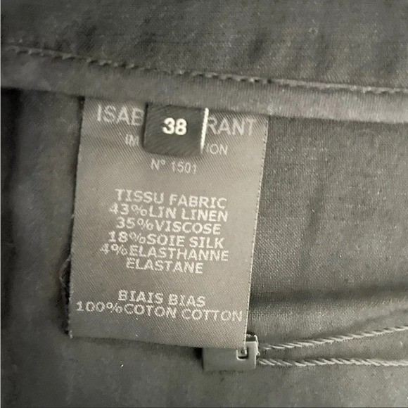 Isabel Marant ruffle linen blend midi skirt - Picture 6 of 8